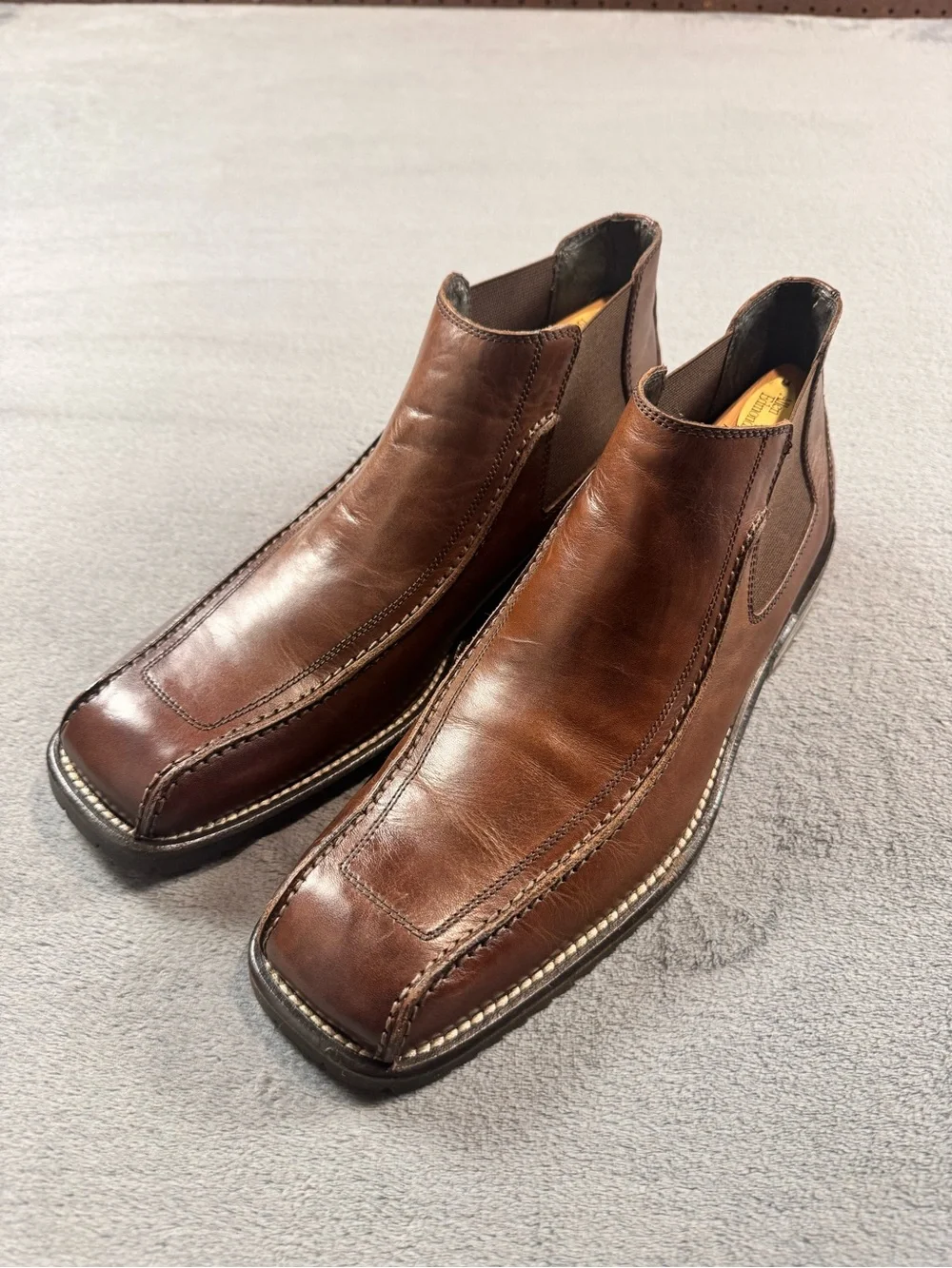 Gordon Rush Men's Brown Leather Chelsea Boots